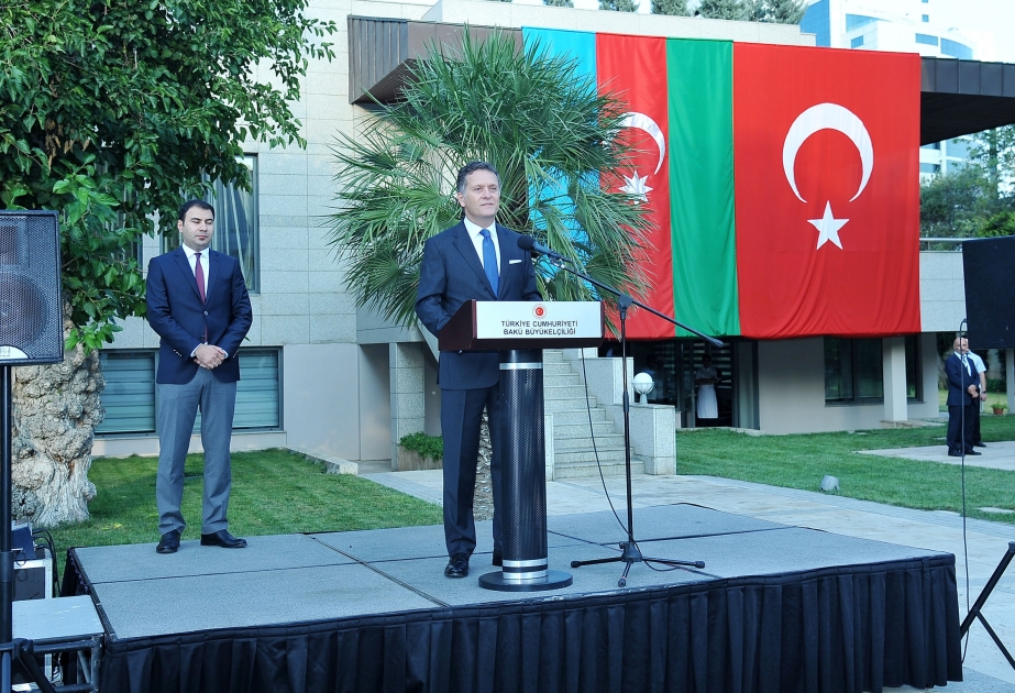 Bakıda Türkiyənin Zəfər bayramı münasibətilə rəsmi qəbul təşkil edilib