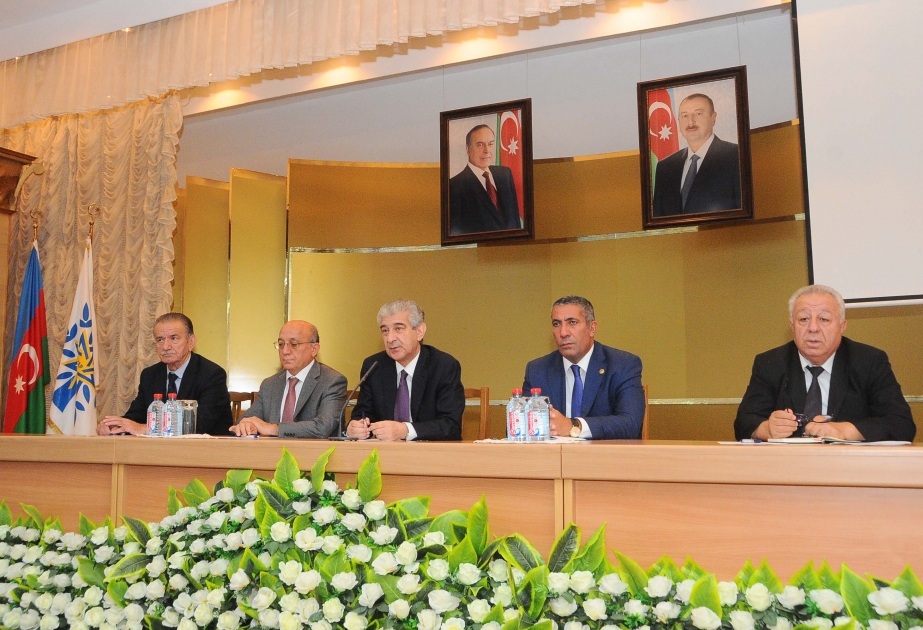 Yeni Azərbaycan Partiyasının şəhər və rayon təşkilatları sədrlərinin ümumrespublika müşavirəsi keçirilib