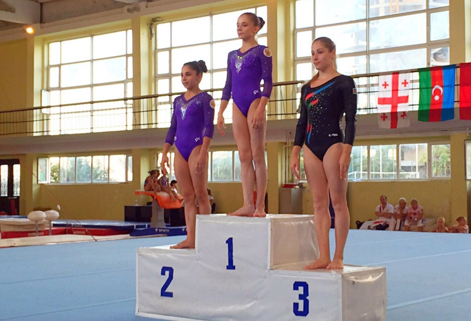 Azərbaycanın qadın gimnastları Batumidə keçirilən beynəlxalq yarışda uğurla çıxış ediblər
