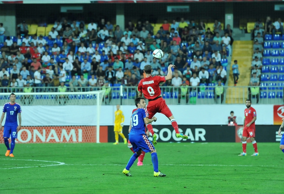 Во встрече сборных команд Азербайджана и Хорватии по футболу счет открыт не был ВИДЕО