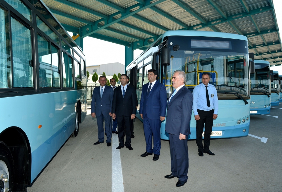 Naxçıvan Şəhər Nəqliyyat İdarəsinə yeni avtobuslar verilib