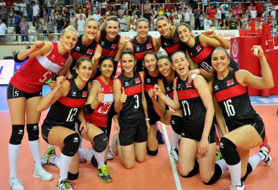 Voleybol üzrə Azərbaycan millisinin rəqibi olan Türkiyə komandası Belçika yığmasına qalib gəlib