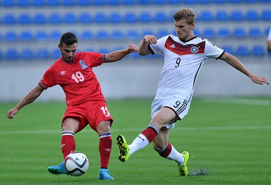Aserbaidschanische U21-Nationalmannschaft trifft auf deutsche Mannschaft