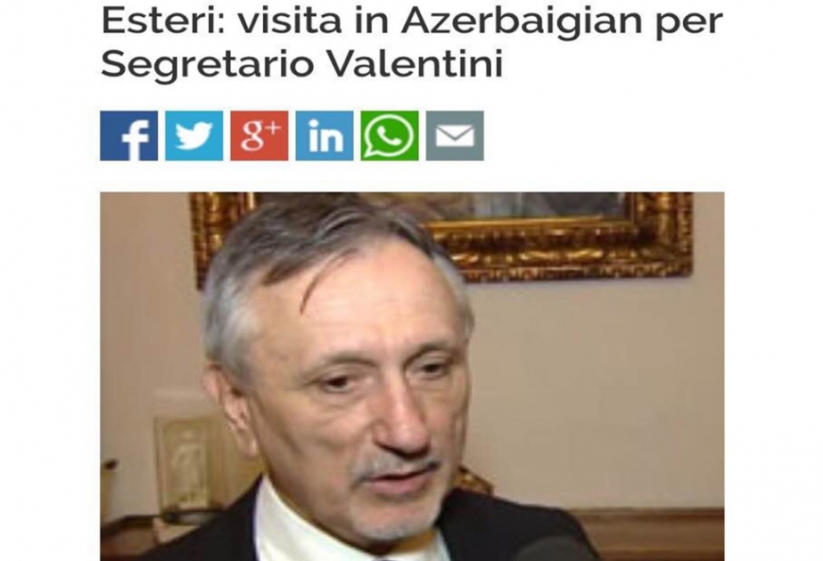 RTV San-Marino: San-Marino Azərbaycan ilə əlaqələri genişləndirməyə maraq göstərir