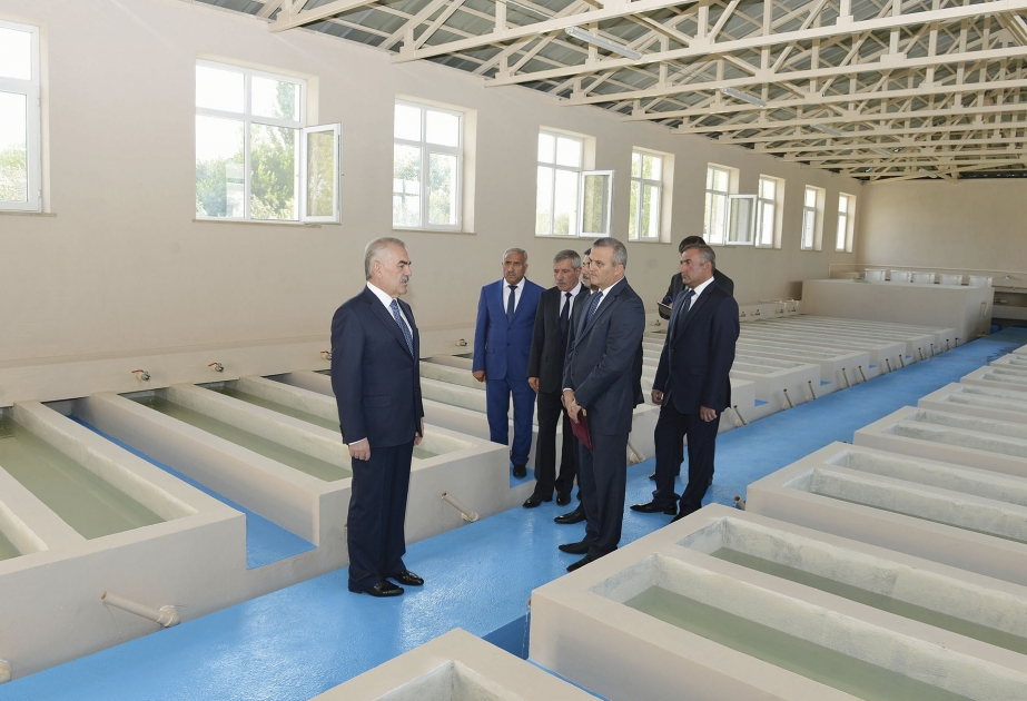 Naxçıvan “Balıqçılıq Təsərrüfatı” üçün yeni inzibati və təsərrüfat binaları istifadəyə verilib
