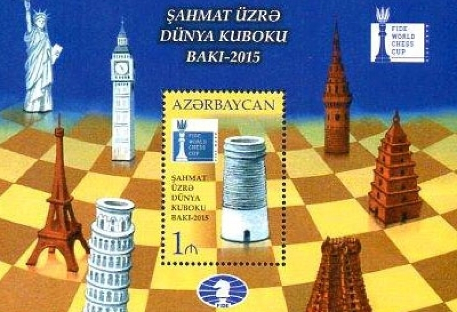 Bakıda keçirilən şahmat üzrə Dünya Kuboku ilə bağlı poçt markası nəşr olunub