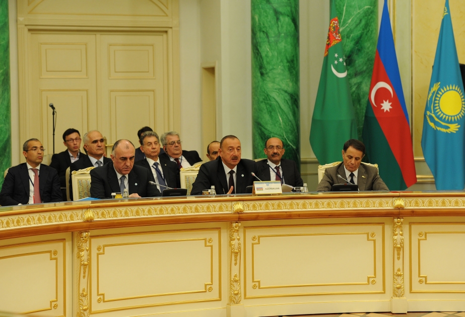 عقد القمة الخامسة لمجلس التعاون للدول الناطقة بالتركية في أستانا  الرئيس الاذربيجاني إلهام علييف يشارك في القمة