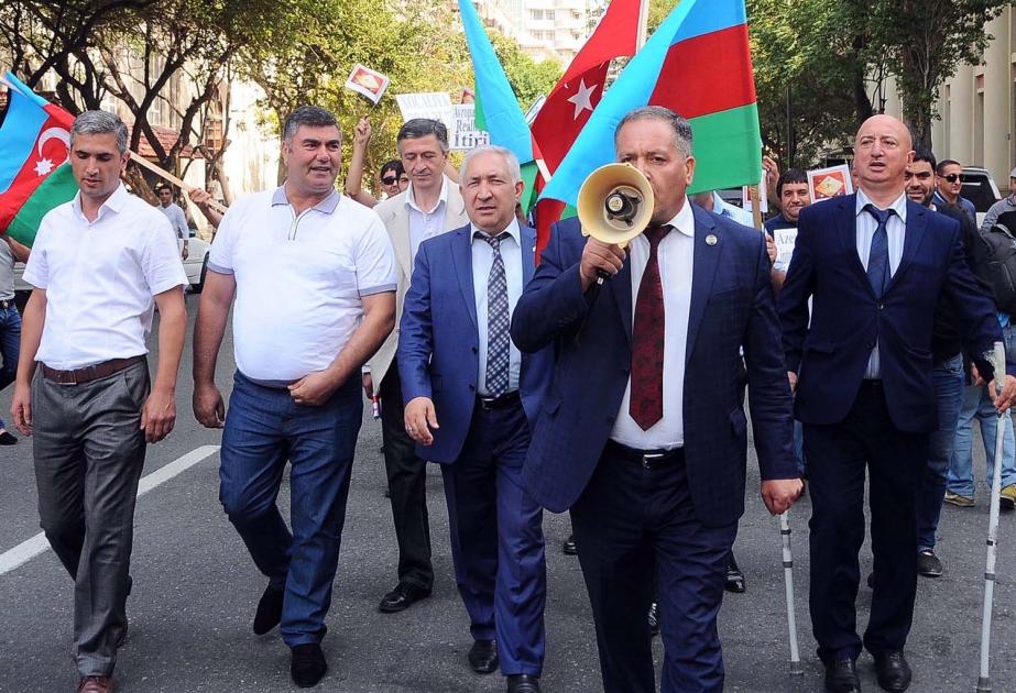 Перед представительством Европейского Союза в Азербайджане проведена акция протеста