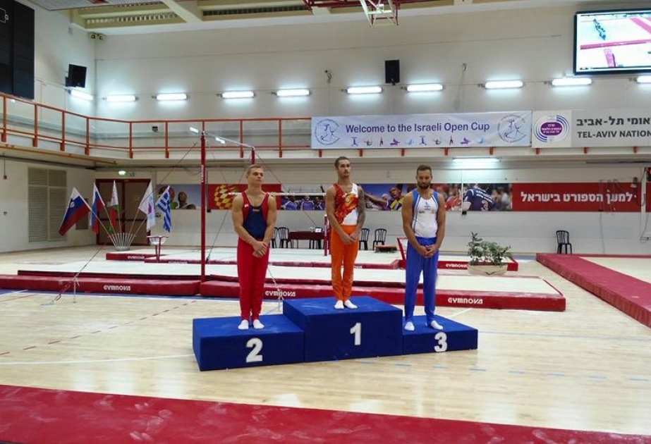 Azərbaycan gimnastı İsraildə 3 medal qazanıb