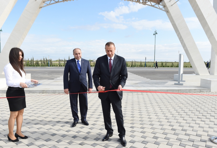 Kürdəmirdə Bayraq Meydanı açılıb VİDEO