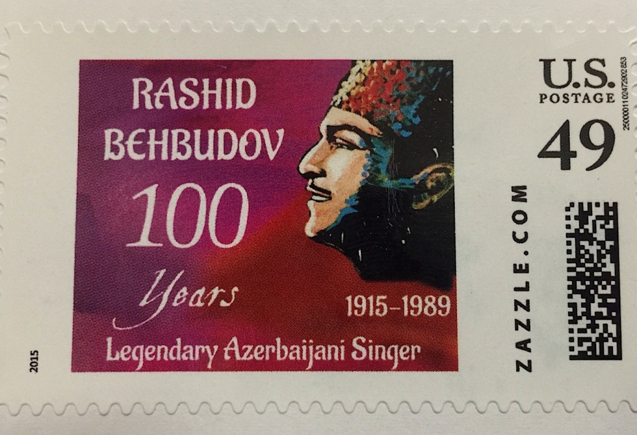 Postage stamps dedicated to renowned Azerbaijani composer Uzeyir Hajibeyli and singer Rashid Behbudov issued in U.S.