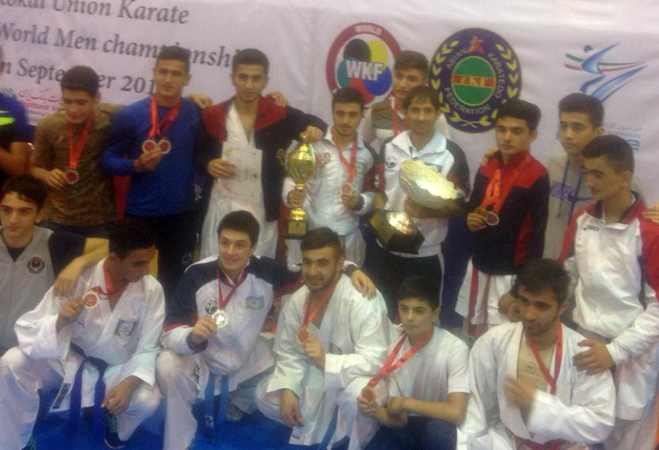 Azərbaycan karateçiləri dünya çempionatında ümumi komanda hesabında 1-ci yeri tutublar