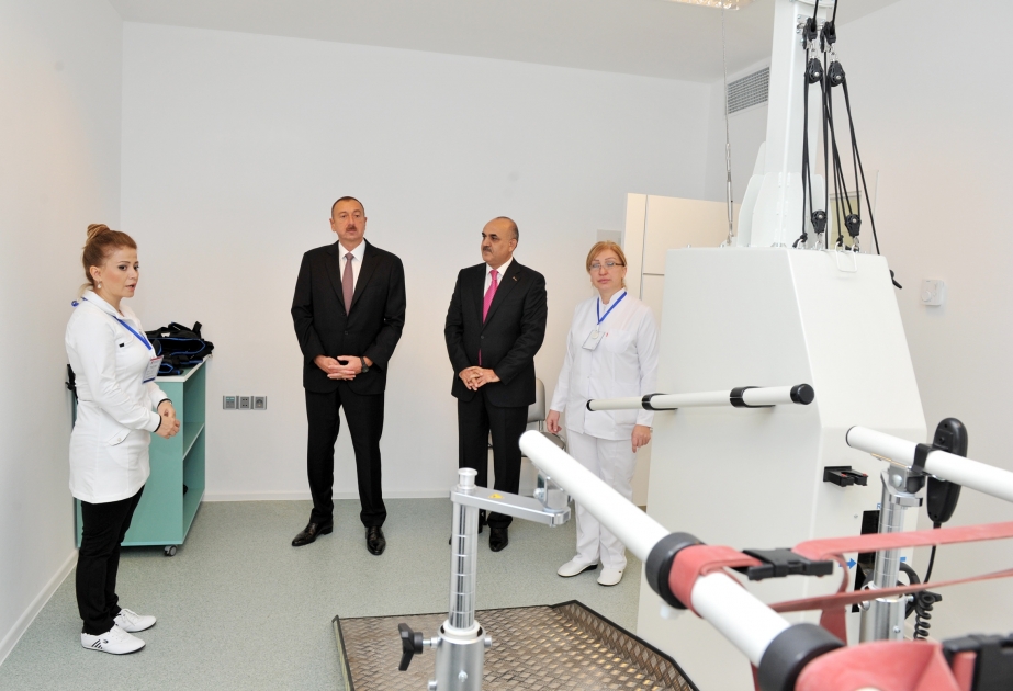 President Ilham Aliyev reviewed the Rehabilitation Center for the Disabled after repair and reconstruction in Baku VIDEO