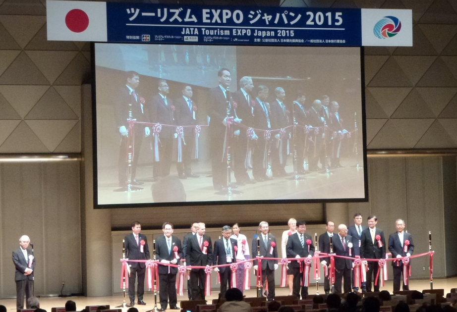 In der Ausstellung „JATA Tourizm Japan EXPO – 2015" ist ebenfalls Aserbaidschan vertreten