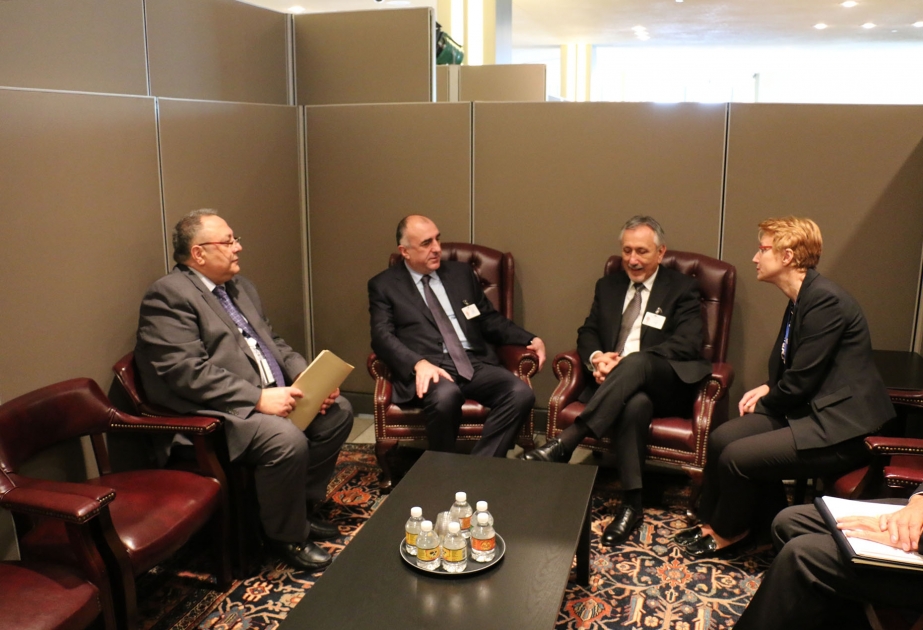 Azerbaijani foreign minister meets Sammarinese, Uruguayan, Albanian counterparts