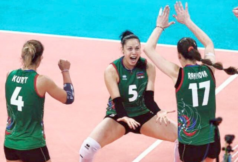 Qadın voleybolçularımız Avropa çempionatının final mərhələsində növbəti oyununu keçirib