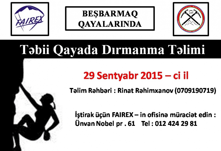 “Beşbarmaq” qayalarında təlim-məşq toplanışı keçiriləcək