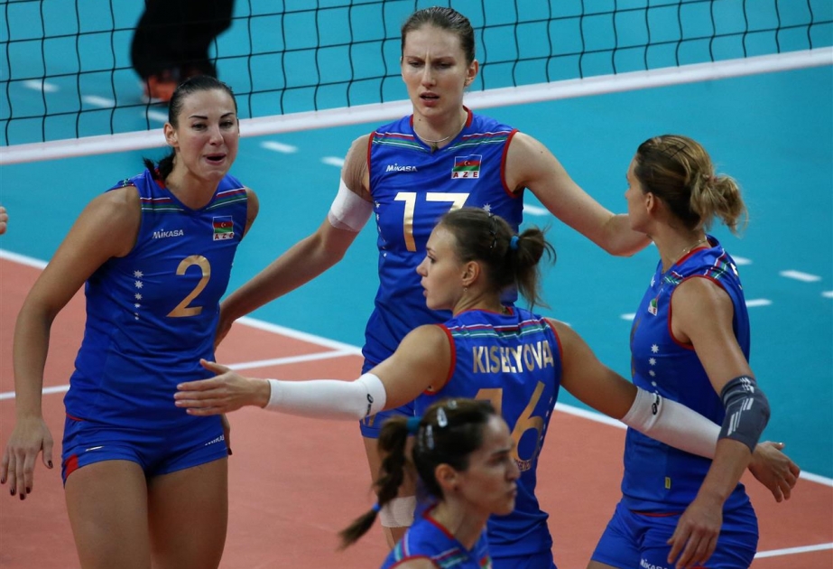 Qadınlardan ibarət voleybol komandamız Avropa çempionatının final yarışlarında növbəti oyununu keçirib