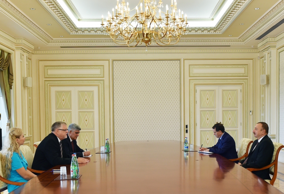 President Ilham Aliyev received a delegation led by the European Union Special Representative for the South Caucasus VIDEO