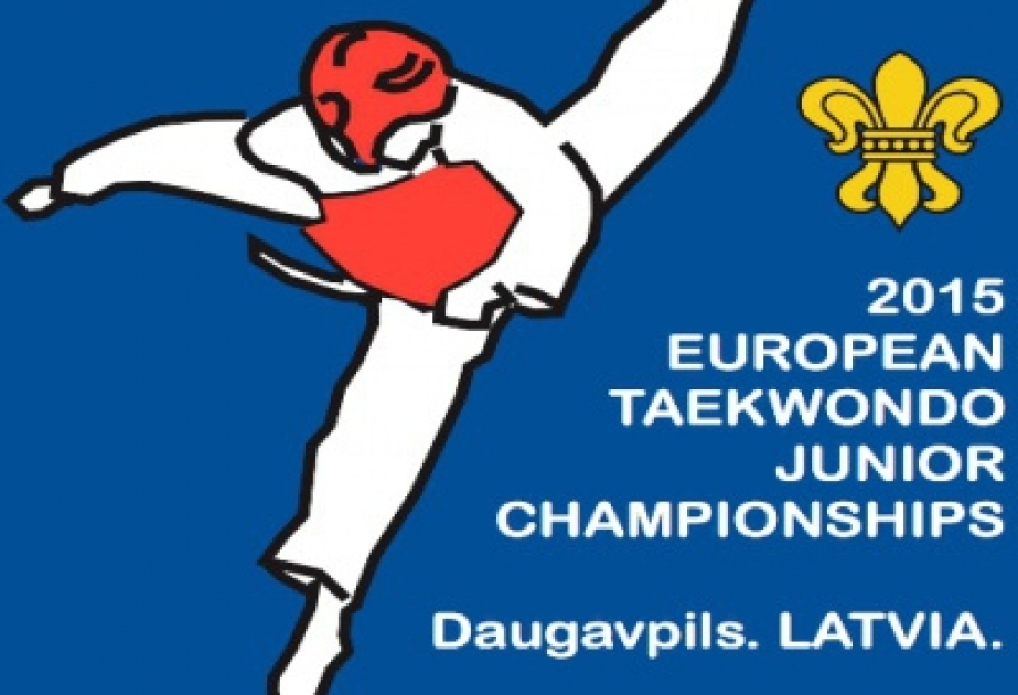 منافسة المنتخب الأذربيجاني لشباب التايكوندو في بطولة أوروبا بلاتفيا
