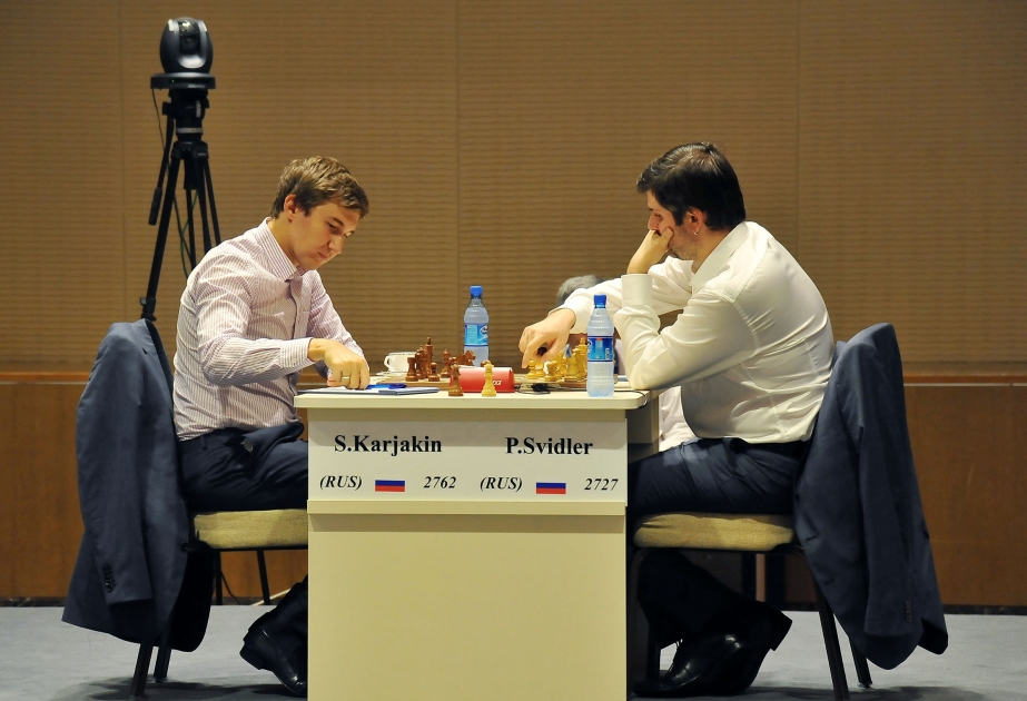 Pyotr Svidler şahmat üzrə Dünya Kubokunun final mərhələsinin birinci partiyasında qalib gəlib