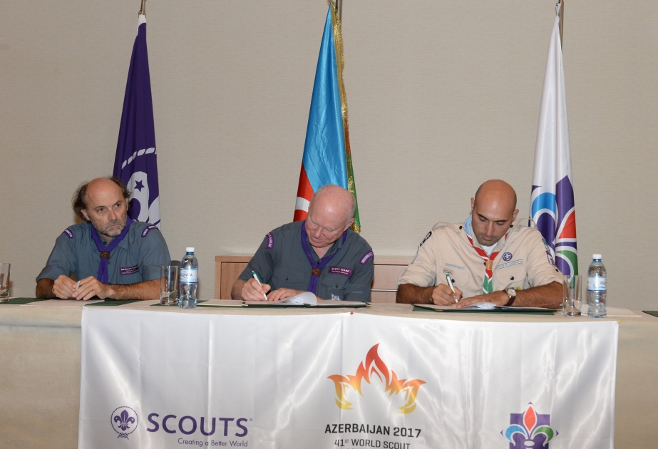 Association of Scouts of Azerbaijan signs MoU with World Organization of Scout Movement
