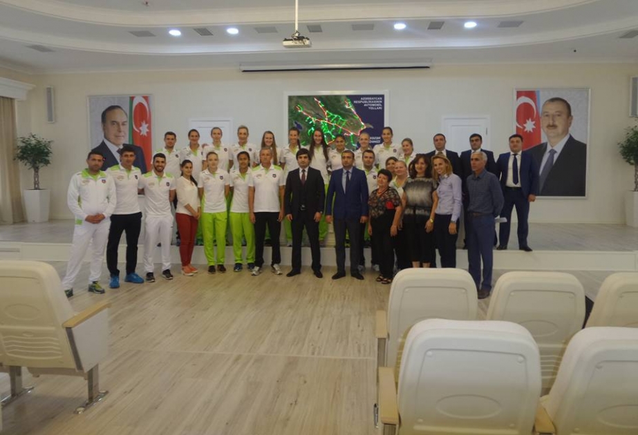 “Azəryol” voleybol klubunun üzvləri ilə görüş keçirilib