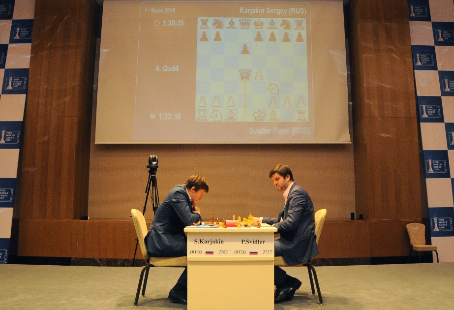 Сергей Карякин выиграл у Петра Свидлера третью партию финала Кубка мира по шахматам