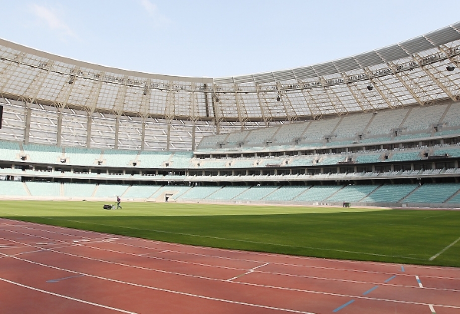 Bakı Olimpiya Stadionu İtaliya yığması ilə oyuna hazırlanır