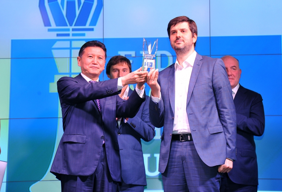 Schlussfeier des Schach-Weltpokals in Baku