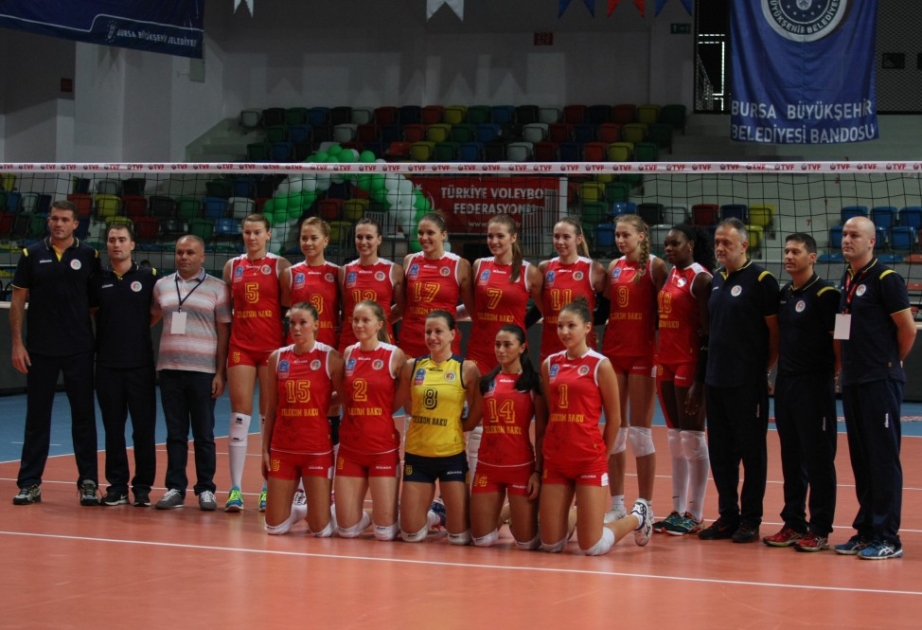 Azərbaycanın “Telekom” voleybol klubu Türkiyədə Fransanın “Kann” klubu ilə qarşılaşıb