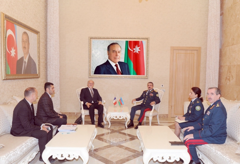 Chief of State Border Service meets with French Ambassador to Azerbaijan