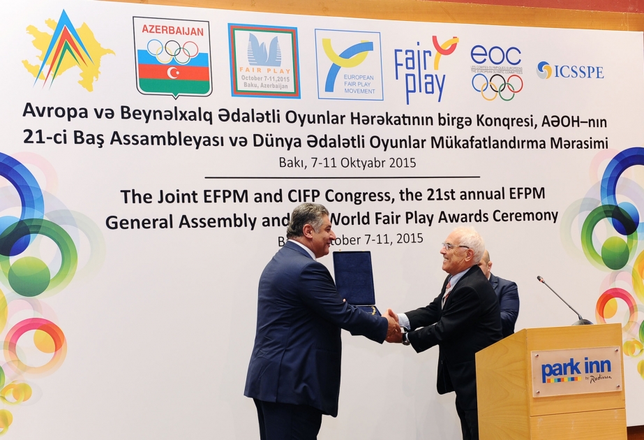 مؤتمر مشترك لحركة " Fair Play" الاوروبية ولجنة "Fair Play" في باكو