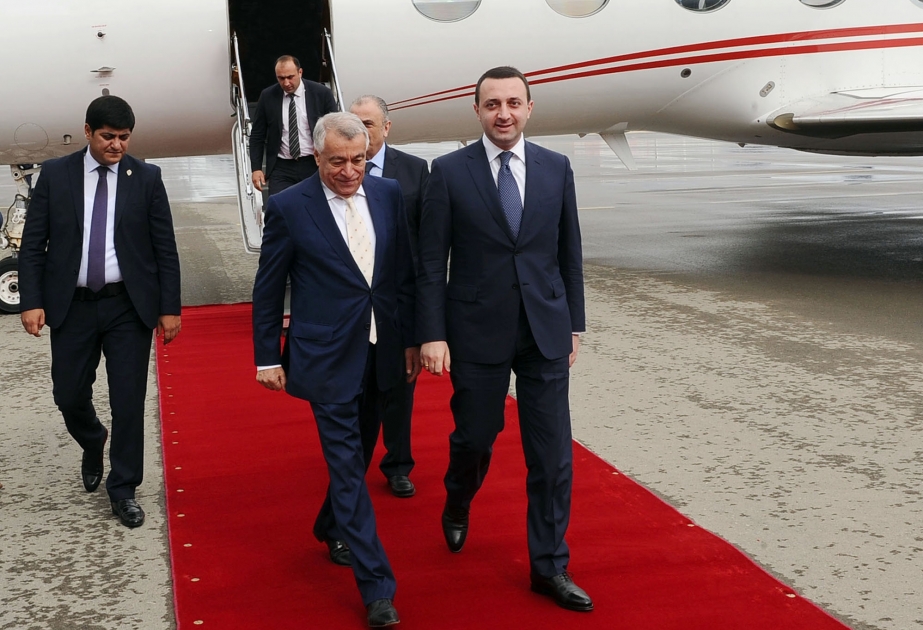 Премьер-министр Грузии Ираклий Гарибашвили прибыл с визитом в Азербайджан