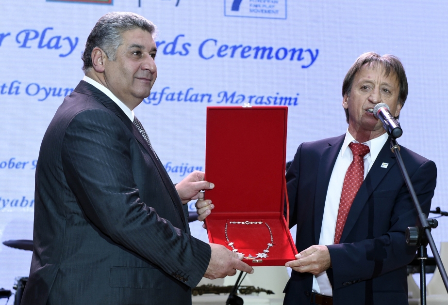 Baku hosts World Fair Play Awards Ceremony