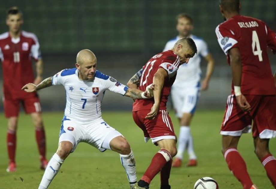 Futbol üzrə Slovakiya millisi “Avro-2016”nın final mərhələsinə yüksəlib