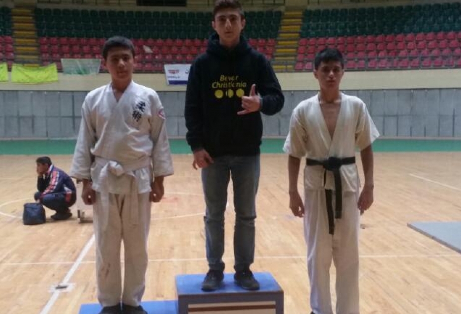 Azerbaijani jiu-jitsu fighters claim 4 medals in Iran