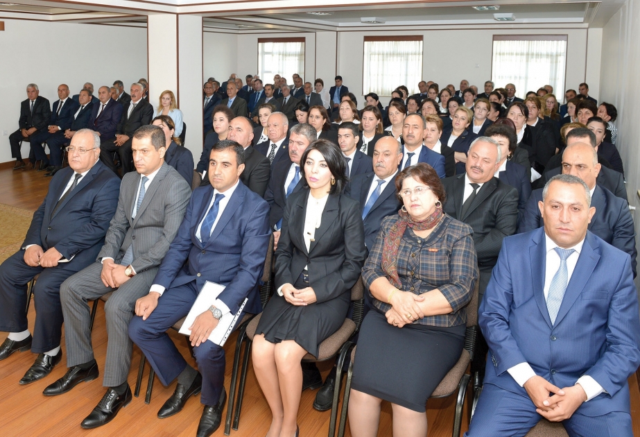 Naxçıvan Muxtar Respublikası Təhsil Nazirliyinin yaranmasının 95 illik yubileyi münasibətilə tədbir keçirilib