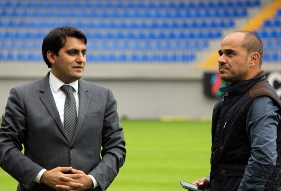 Fluminense official visits "Bakcell Arena"