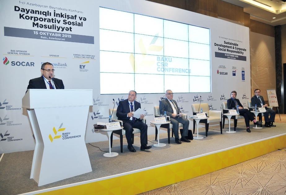 Die erste aserbaidschanische Konferenz über nachhaltige Entwicklung und kooperative soziale Verantwortung hat ihre Arbeit begonnen VIDEO