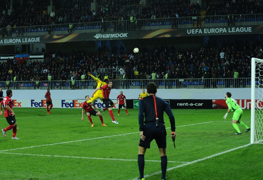 «Габала» проиграла «Боруссии» со счет 1:3