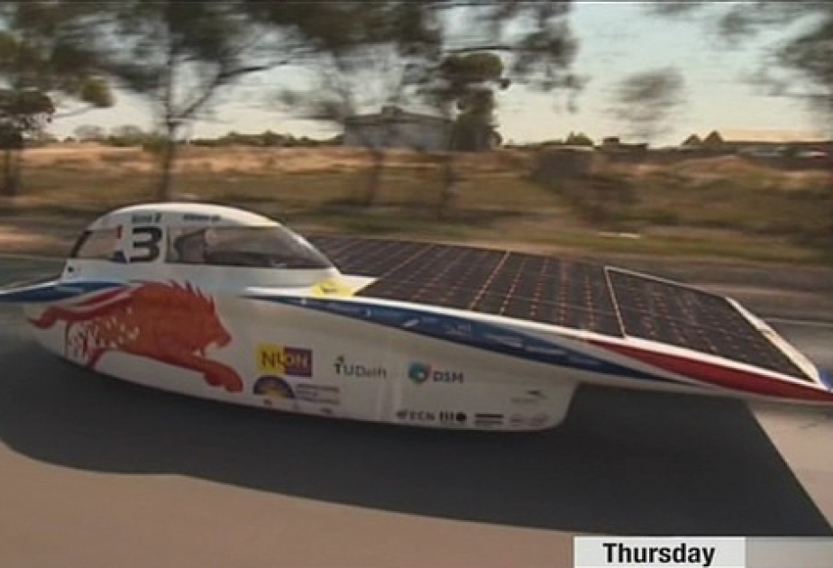 Dutch university wins solar car race