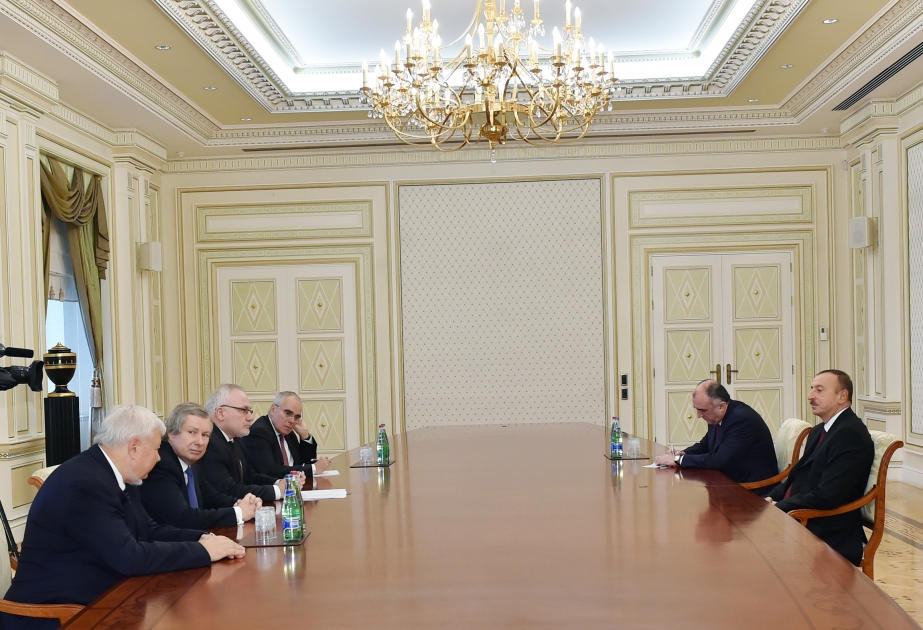 President Ilham Aliyev received the co-chairs of the OSCE Minsk Group and the Special Representative of the OSCE Chairman-in-Office VIDEO