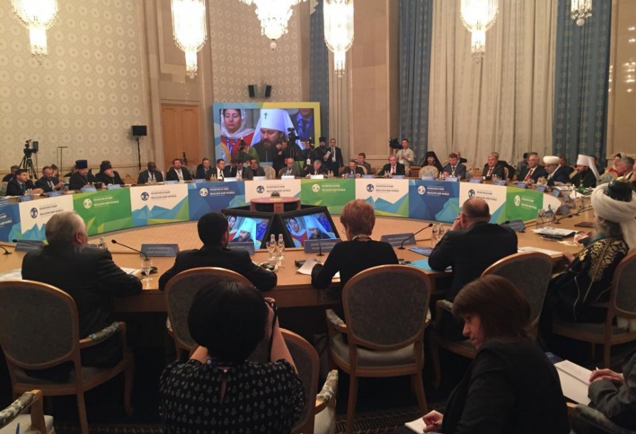 Chairman of Caucasian Muslim Board delivers speech in 3rd Moscow International Forum