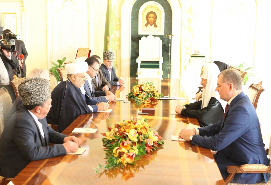 Patriarch Kirill: Moral and cultural relations of Azerbaijani and Russian people develop