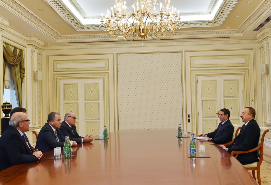 Aserbaidschans Präsident Ilham Aliyev hat maltesischen Parlamentssprecher empfangen VIDEO