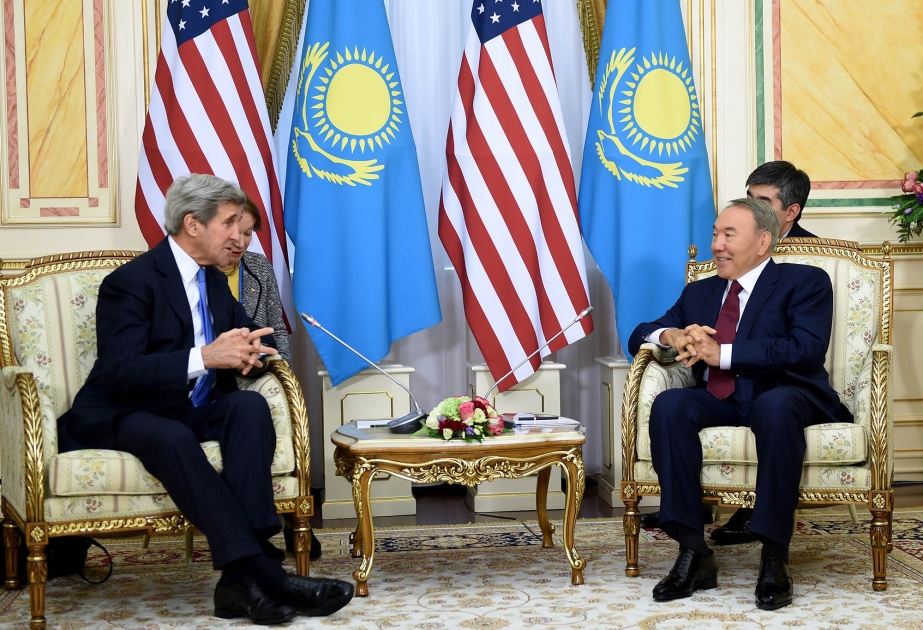 Нурсултан Назарбаев встретился с госсекретарем США Джоном Керри