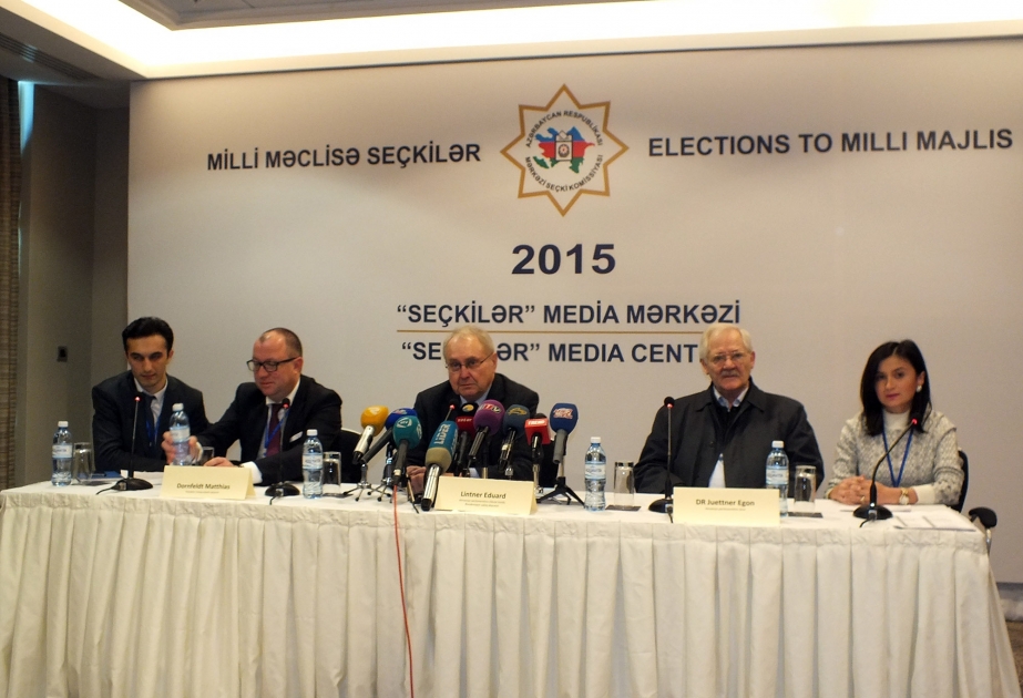Almaniyalı müşahidəçilər də Azərbaycanda seçkilərin demokratik keçdiyini deyirlər