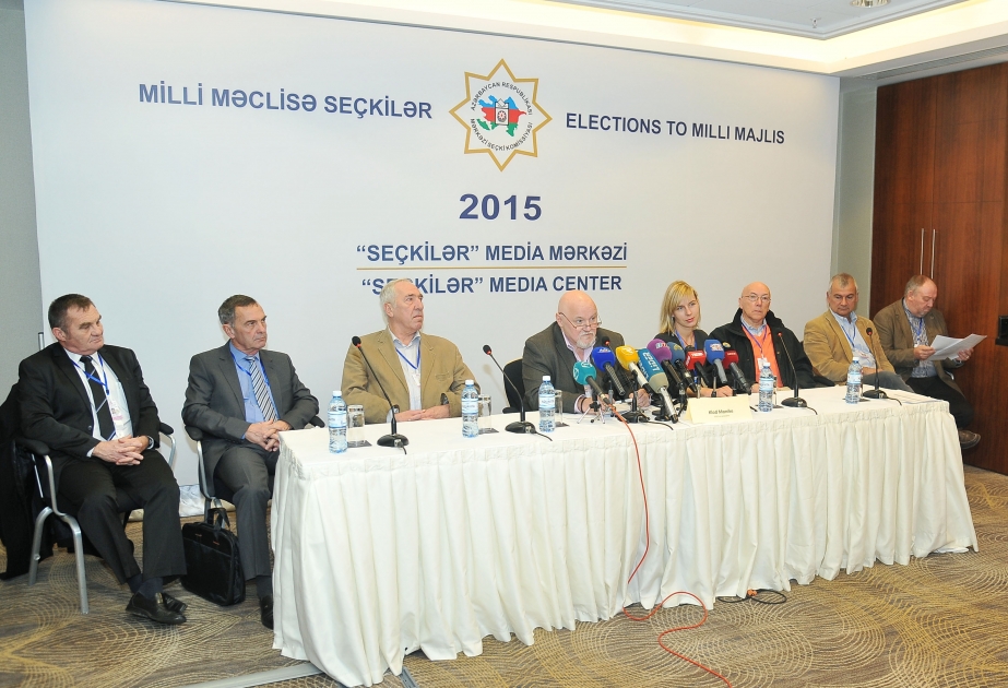 Avropalı müşahidəçilər Azərbaycanda keçirilən seçkiləri nümunə hesab edirlər