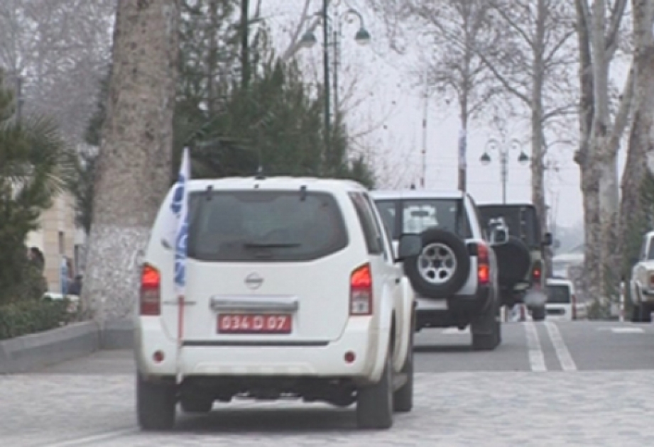 OSZE-Vertreter führen ein Monitoring entlang der Kontaktlinie durch